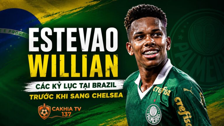 Tiểu sử Estevao Willian: Các kỷ lục tại Brazil trước khi sang Chelsea