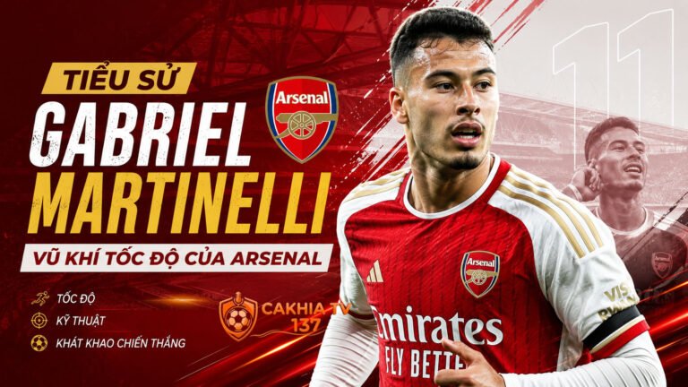 Tiểu sử Gabriel Martinelli: Vũ khí tốc độ của Arsenal