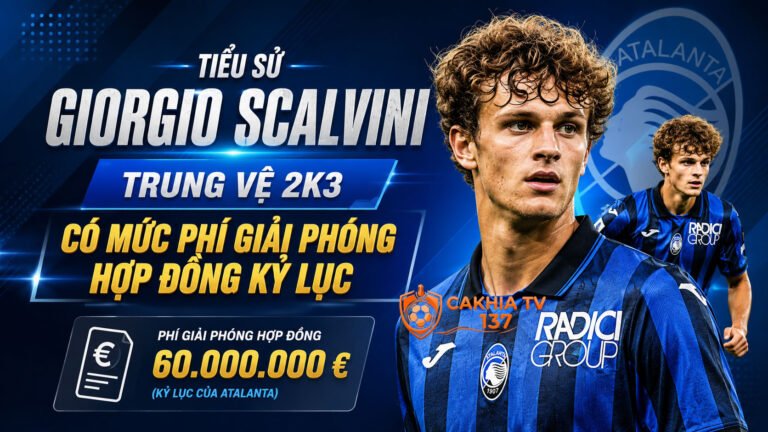 Tiểu sử Giorgio Scalvini: Trung vệ 2k3 có mức phí giải phóng hợp đồng kỷ lục