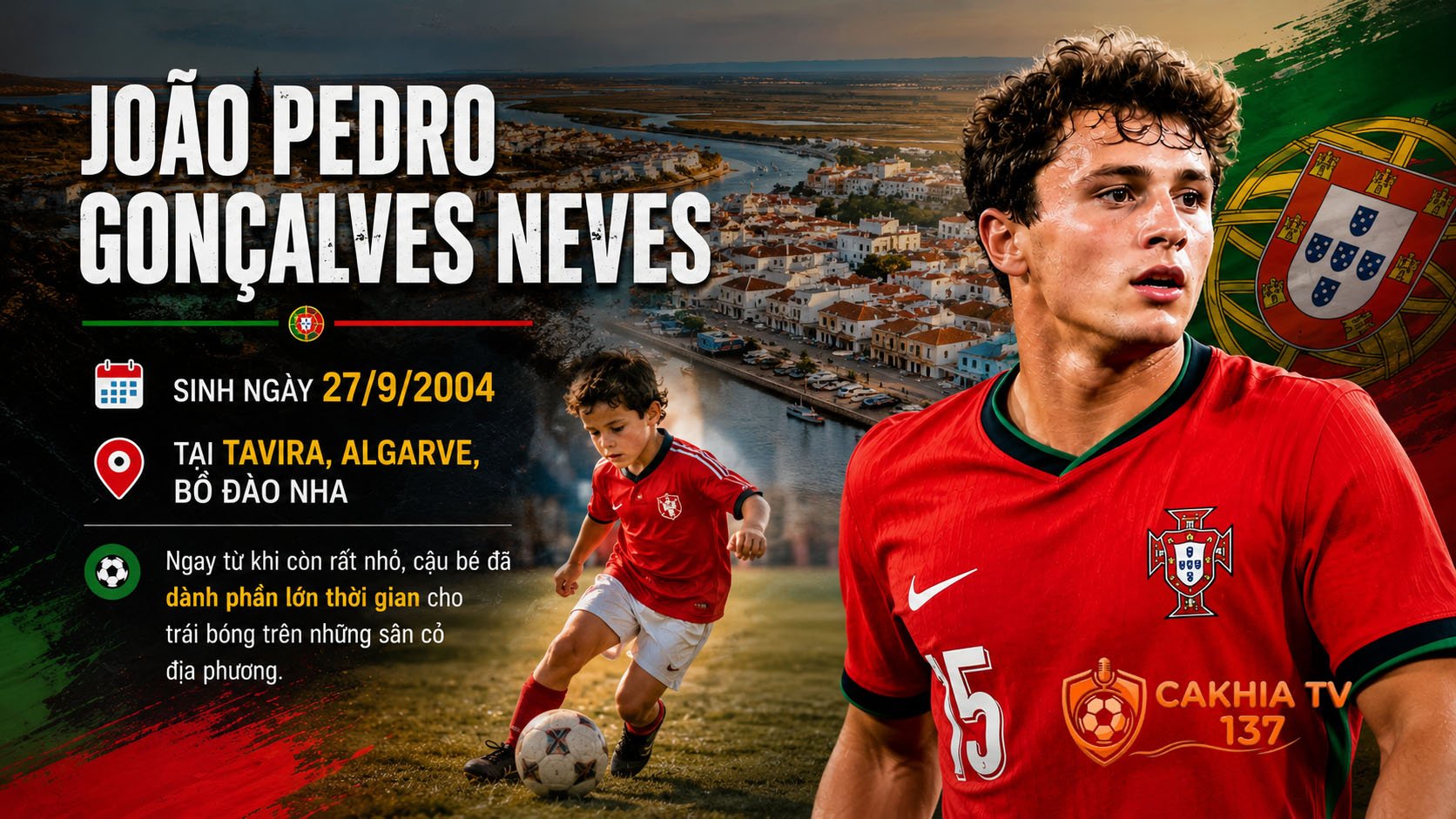 Nhắc đến tiểu sử Joao Neves, nhiều người sẽ nghĩ ngay đến hình ảnh một tiền vệ nhỏ con nhưng sở hữu nguồn năng lượng gần như vô tận