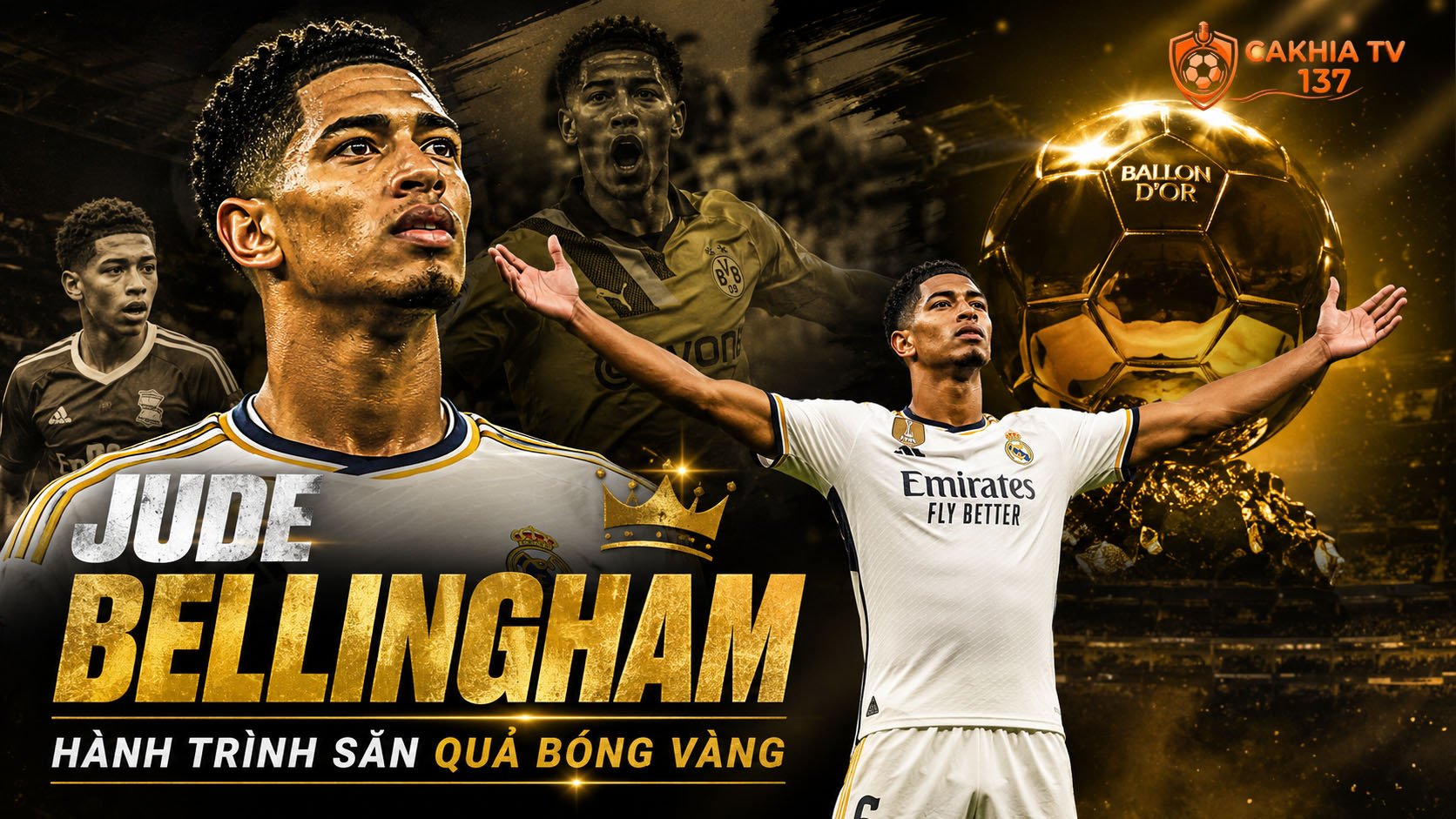 Tiểu sử Jude Bellingham: Hành trình săn Quả Bóng Vàng