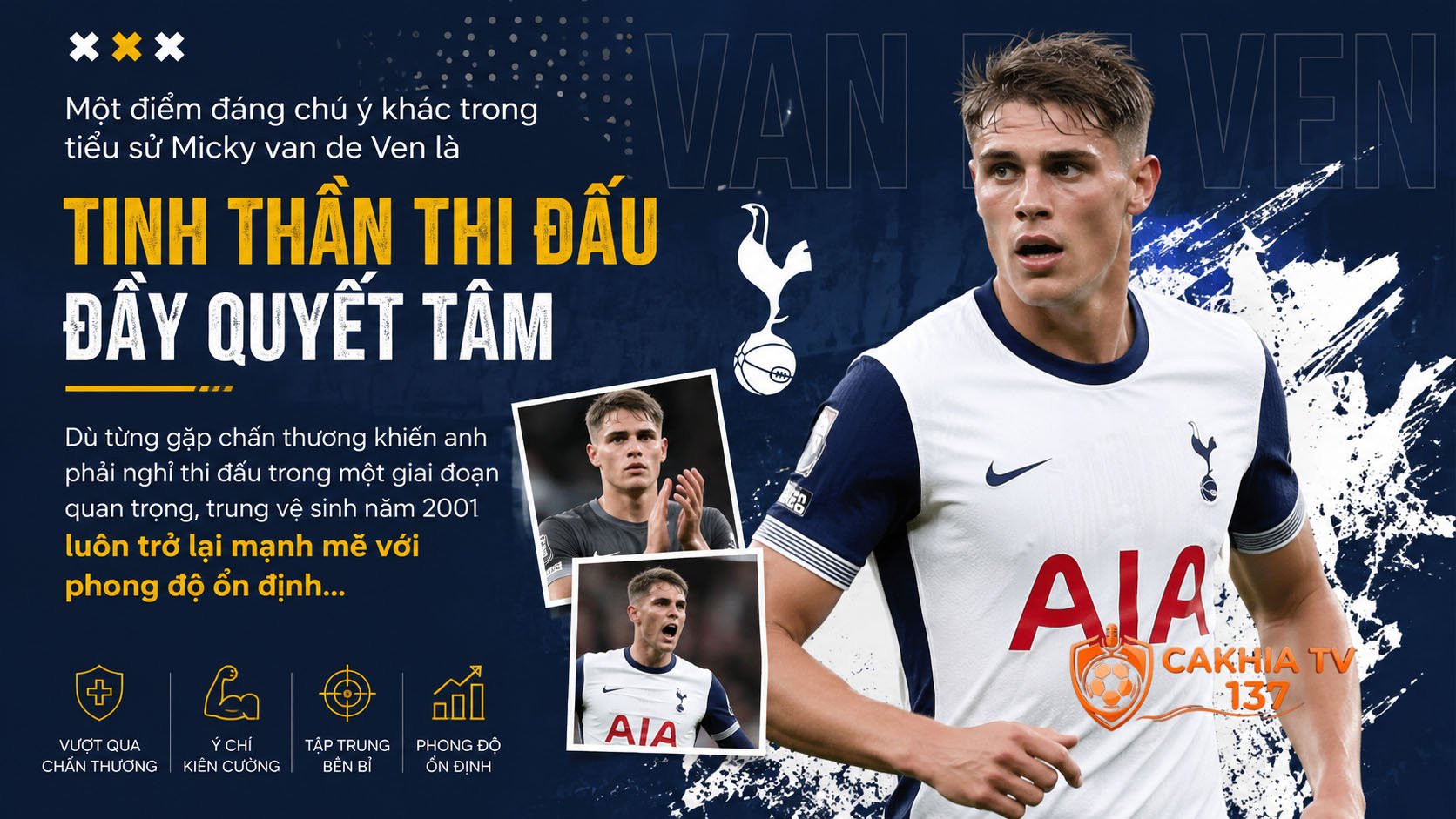 Nếu phải lựa chọn một yếu tố tạo nên sự khác biệt lớn nhất trong tiểu sử Micky van de Ven, đó chắc chắn là tốc độ.