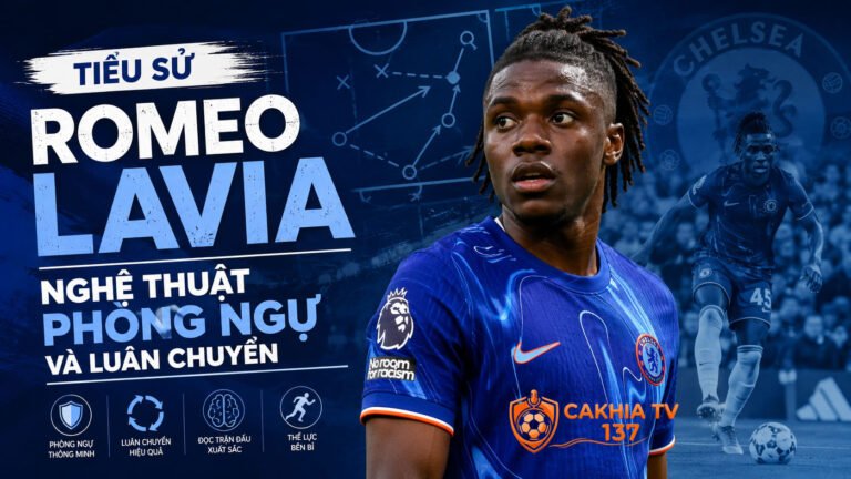 Tiểu sử Romeo Lavia: Nghệ thuật phòng ngự và luân chuyển
