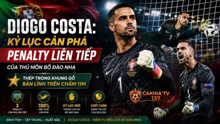 Tiểu sử Diogo Costa: Kỷ lục cản phá penalty liên tiếp của thủ môn Bồ Đào Nha