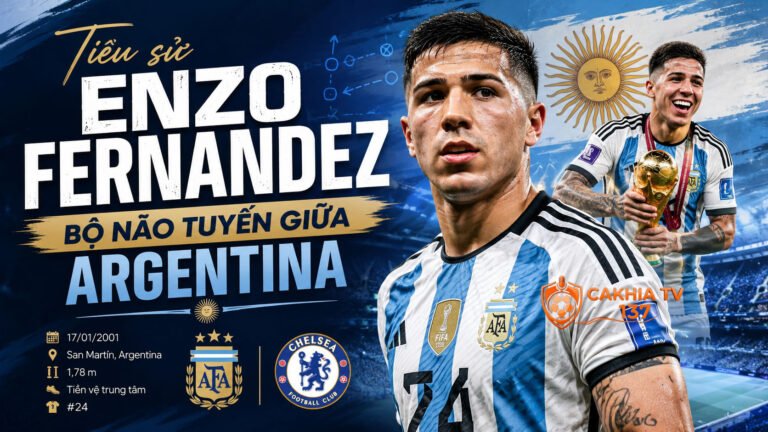 Tiểu sử Enzo Fernandez: Bộ não tuyến giữa Argentina