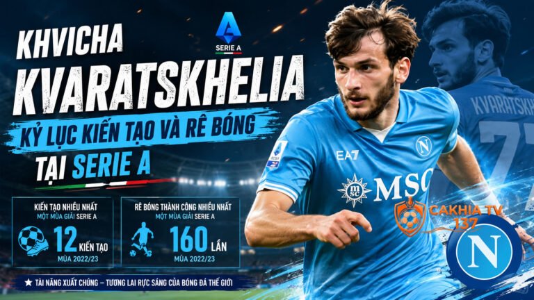 Tiểu sử Khvicha Kvaratskhelia: Kỷ lục kiến tạo và rê bóng tại Serie A