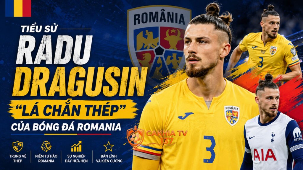 Tiểu sử Radu Dragusin: "Lá chắn thép" của bóng đá Romania