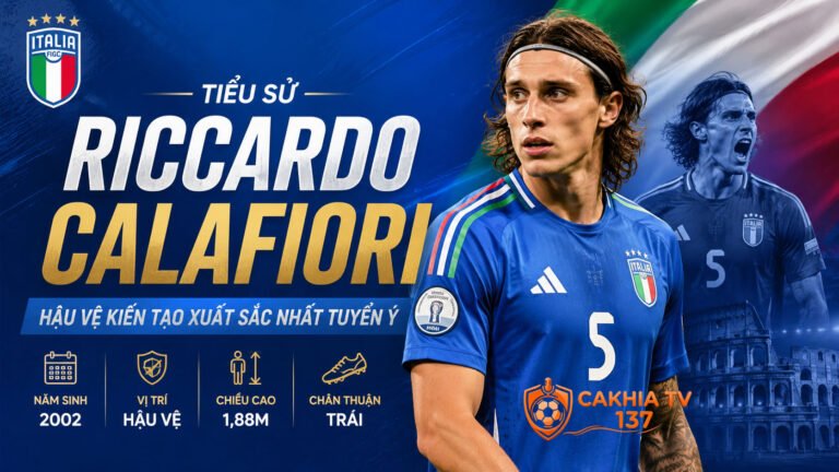 Tiểu sử Riccardo Calafiori: Hậu vệ kiến tạo xuất sắc nhất tuyển Ý