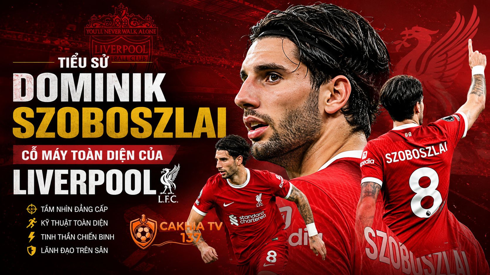 Tiểu sử Dominik Szoboszlai: Cỗ máy toàn diện của Liverpool